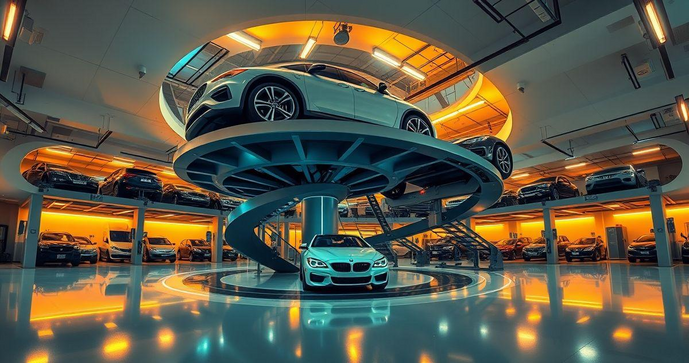 Rampa giratória para carros: a solução ideal para otimização de espaço Rampa giratória para carros: a solução ideal para otimização de espaço