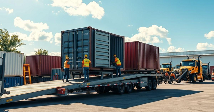 Rampa móvel para container como solução prática e eficiente Rampa móvel para container como solução prática e eficiente