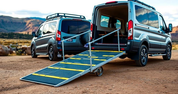 Rampa rebocável: praticidade e segurança para o transporte de veículos Rampa rebocável: praticidade e segurança para o transporte de veículos
