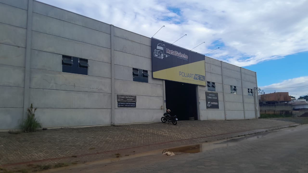 Visão aérea da fábrica PoliartMetal